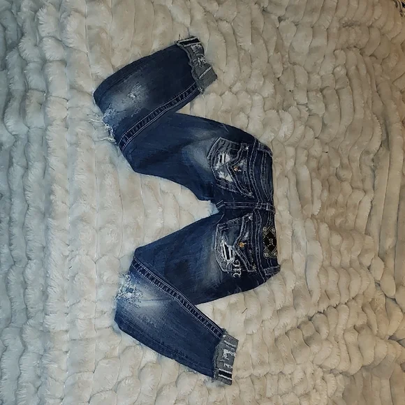 Miss Me Distressed Denim Jeans - Picture 5 of 6